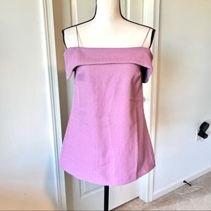 ASOS Off The Shoulder Purple Tunic Mini Dress—SZ. 4